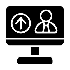 Promotion Job Solid Icon