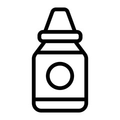 Sewing Oil Line Icon