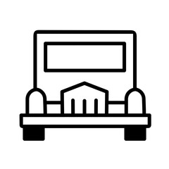 Fototapeta premium Antique car icon