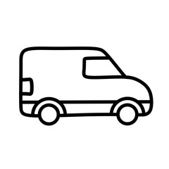 Delivery car icon 