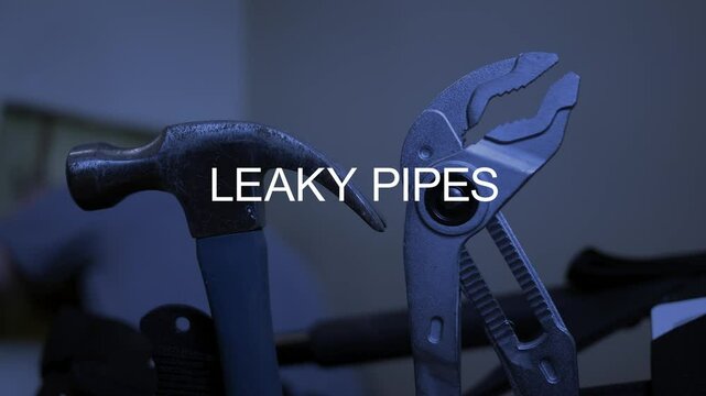 Plumber Problem Text Animation Series - Leaky Pipes