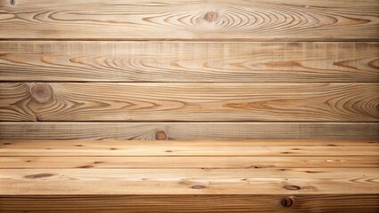 Fototapeta premium Natural wooden plank background with minimalist design