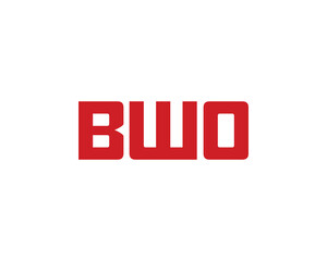 BWO logo design vector template. BWO