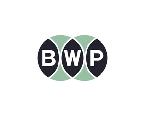 BWP logo design vector template. BWP