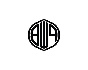 BWQ logo design vector template. BWQ
