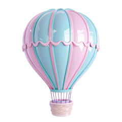 Fototapeta premium Pink and Blue Balloon.
