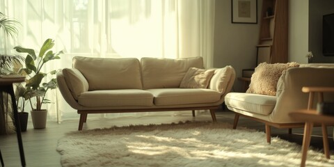 Modern Living Room with Natural Light