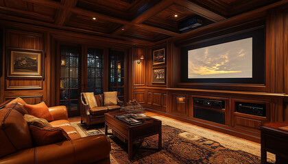 Fototapeta premium Minimalist and unique interior design in the house