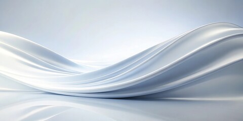 Obraz premium Smooth white surface with low angle view