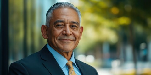Elderly Man in Suit Portrait