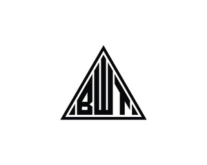 BWT Logo design vector template. BWT