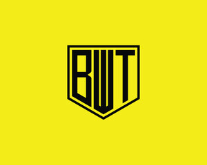 BWT Logo design vector template. BWT