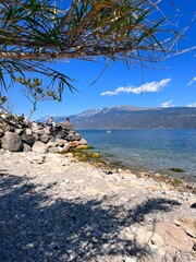 Scenic view from Lake Garda, Italy