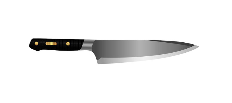 Chef Kitchen Knife Realistic illustration PNG