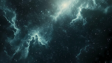 Obraz premium For design and photo manipulation create a mystical texture with stars on a clear starry sky against a horizontal background resembling the milky way galaxy. Mystical. Illustration