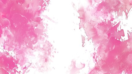 Pink hand drawn border background creates a charming and artistic look. A delightful combination of color and creativity
