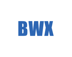 BWX logo design vector template. BWX