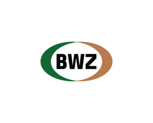 BWZ logo design vector template. BWZ