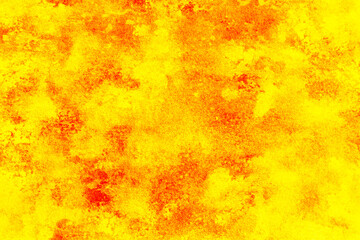 Red orange yellow abstract pattern watercolor. Color art background. Splash brush daub drop splatter spot mix. Bright light fire hot vivid. Spring summer bloom sun fun. Mother's day, March 8. Design.