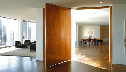 Fototapeta premium Minimalist and unique interior design in the house