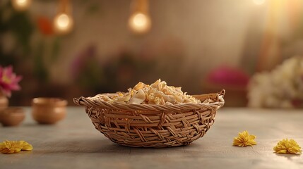 banner background for national Govardhan puja day blank mockup template for advertisement purpose