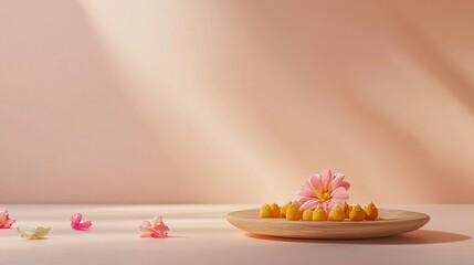 banner background for national Govardhan puja day blank mockup template for advertisement purpose