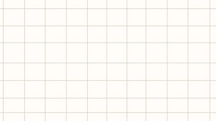 Minimalist seamless pattern featuring light brown grid lines on a white background. The design uses a simple line drawing style with a white and beige color palette