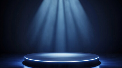 stage with spotlight