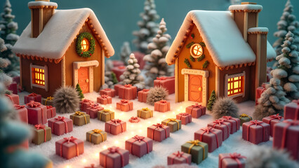 Santa's Gingerbread Toy Factory