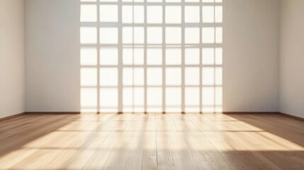 Bright Room with Shadows and Light Patterns