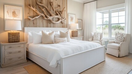 Cozy Modern Bedroom with Natural Elements