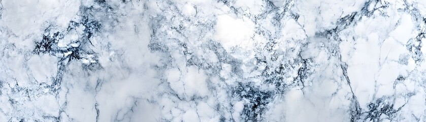 Fototapeta premium Abstract White and Blue Marble Texture