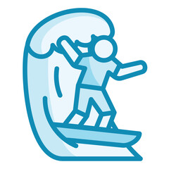 Surfing Icon