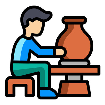 Potter's Wheel clip art preview