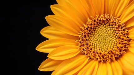 Macro of wildflower pollen, intricate detail, bright color pop, serene outdoor landscape