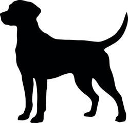 Dog design silhouette vector art 