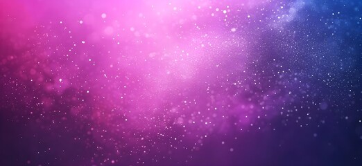 Abstract Purple and Blue Background with Glittering Lights