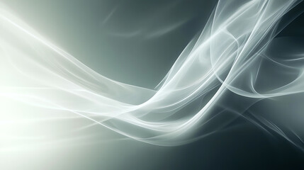 Fototapeta premium Abstract wave patterns with soft light, perfect for backgrounds and designs.