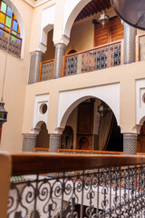 Arch in Fes, Morocco Riad