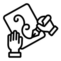 Calligraphy Icon