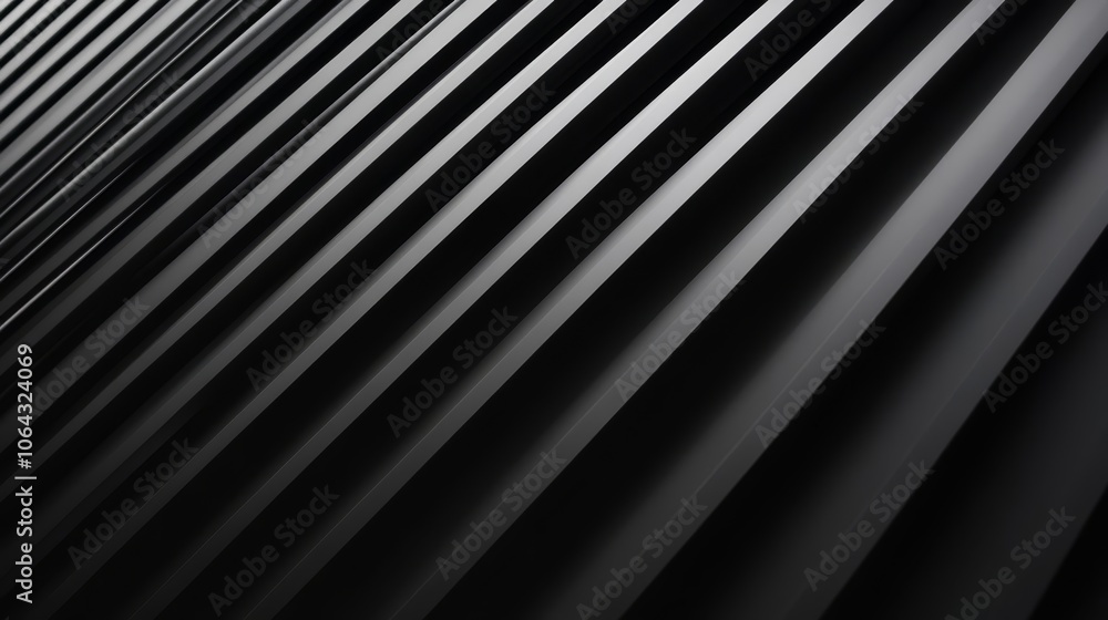 Poster dynamic black and white lines background, a modern minimalist design element for visual projects