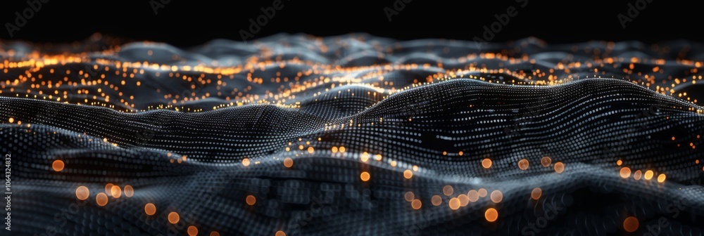 Poster ideal digital background for technological operations