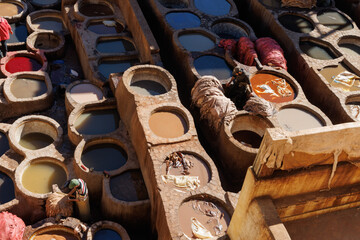 Chouara Tannery in Fes Morocco