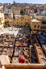 Chouara Tannery in Fes Morocco