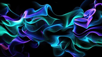 Obraz premium Colorful Abstract Waves in Motion