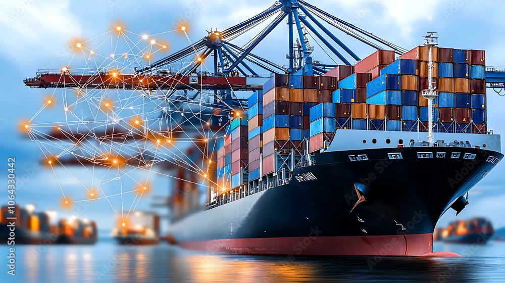 Aufkleber optimize global shipping routes by utilizing cost-saving data overlays for enhanced efficiency and r