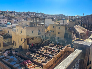 Chouara Tannery in Fes Morocco