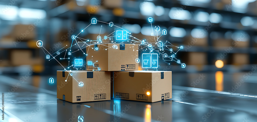 Poster optimize logistics efficiency with cost-saving strategies utilizing smart box solutions
