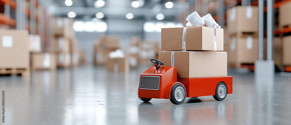 Poster enhance worker productivity by efficiently monitoring supply chain data in high-tech warehousing env