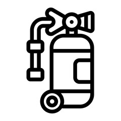 Fire Extinguisher Line Icon